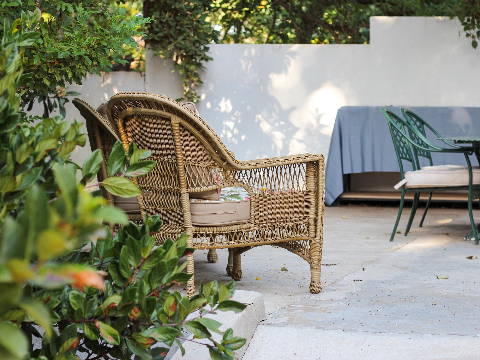 Can rattan furniture be left outdoors Lazy Susan