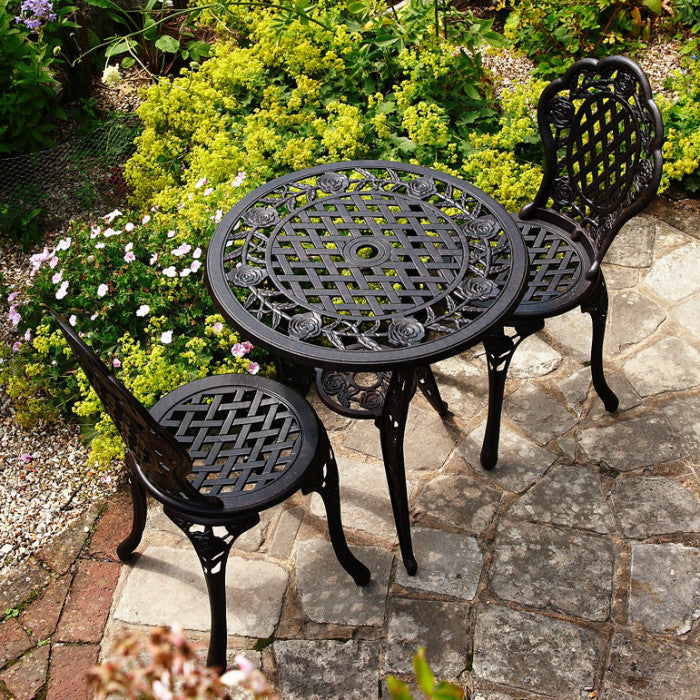 Rose Bistro 2 Seater Set - Antique Bronze