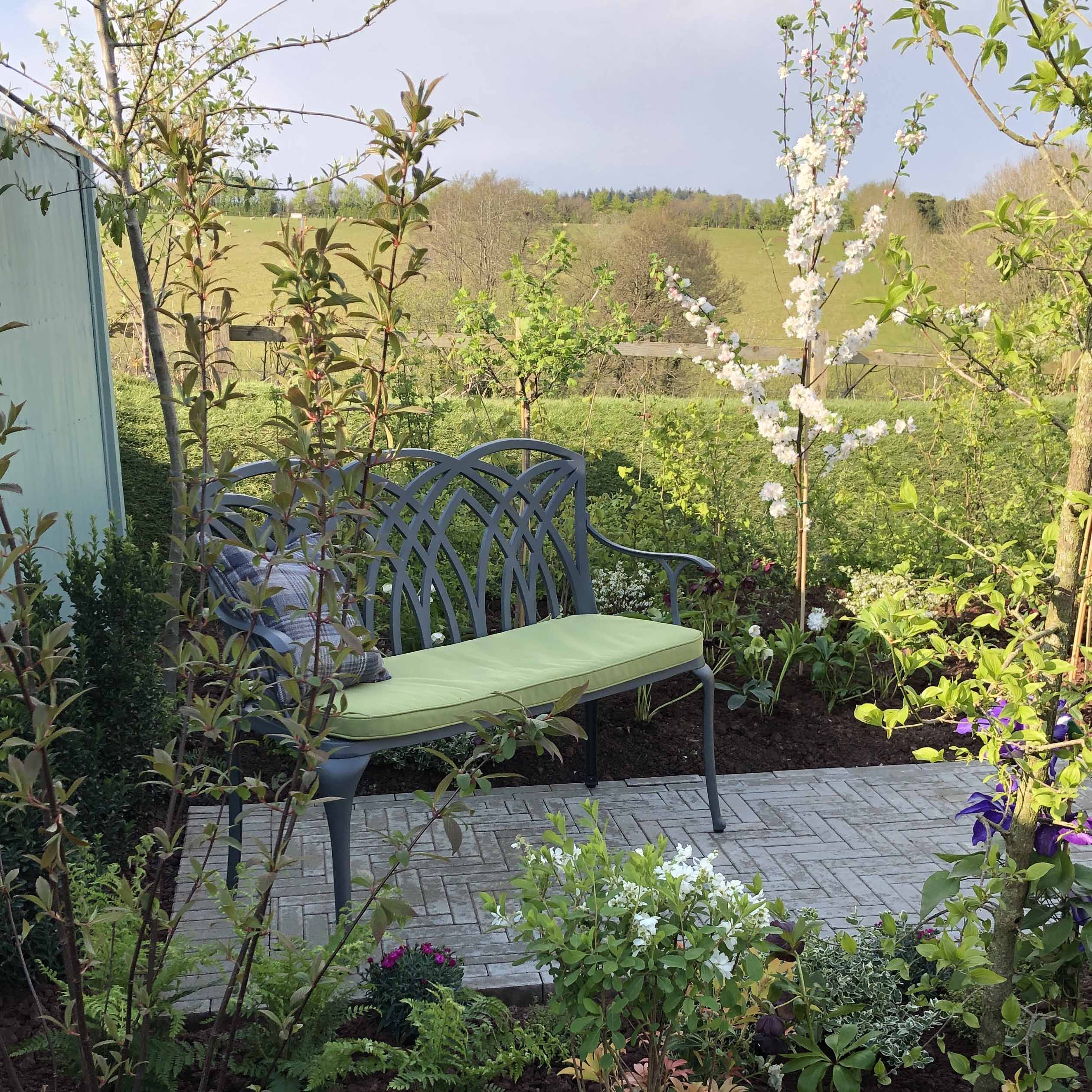 April Bench Set - Slate