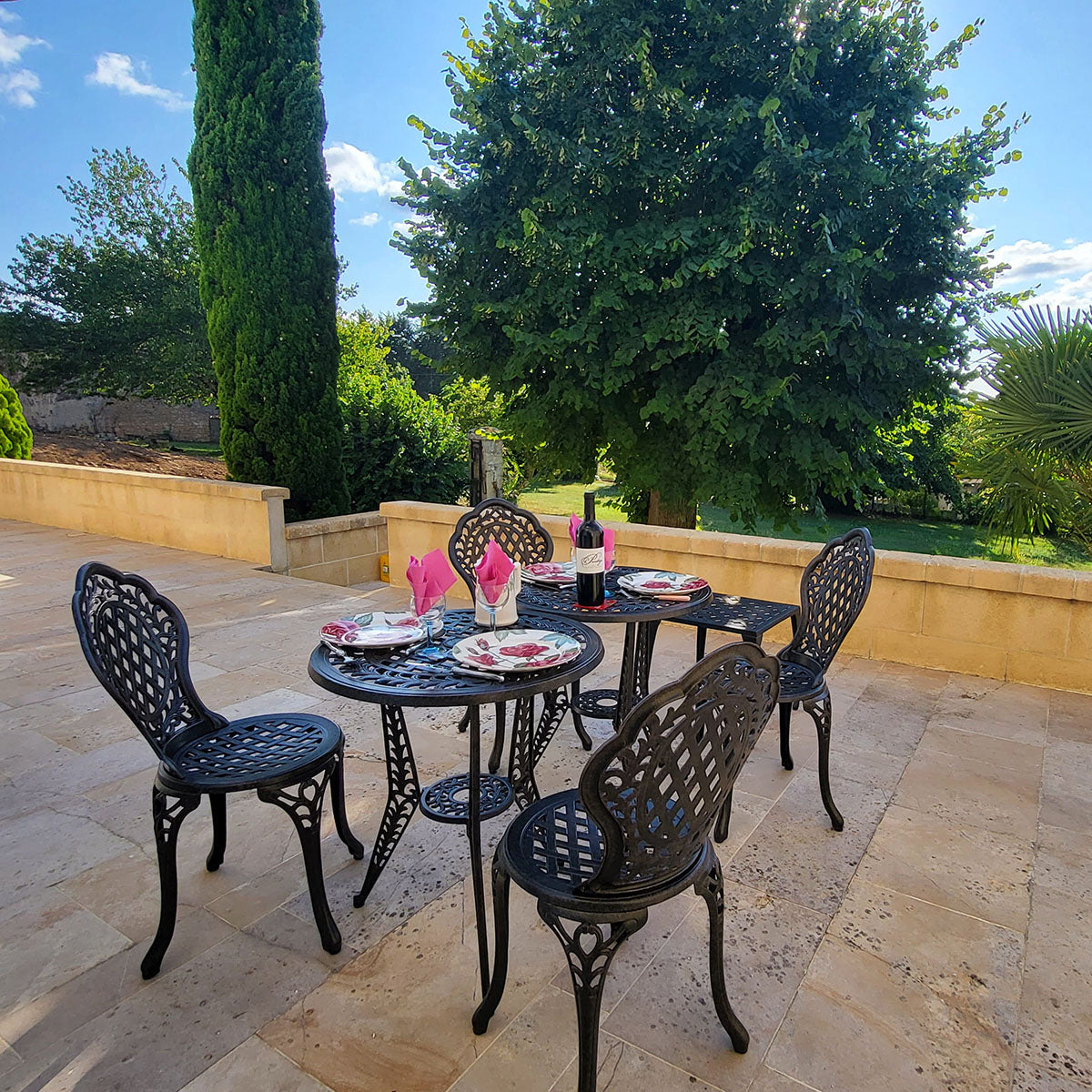 Ivy Bistro 2 Seater Set - Antique Bronze