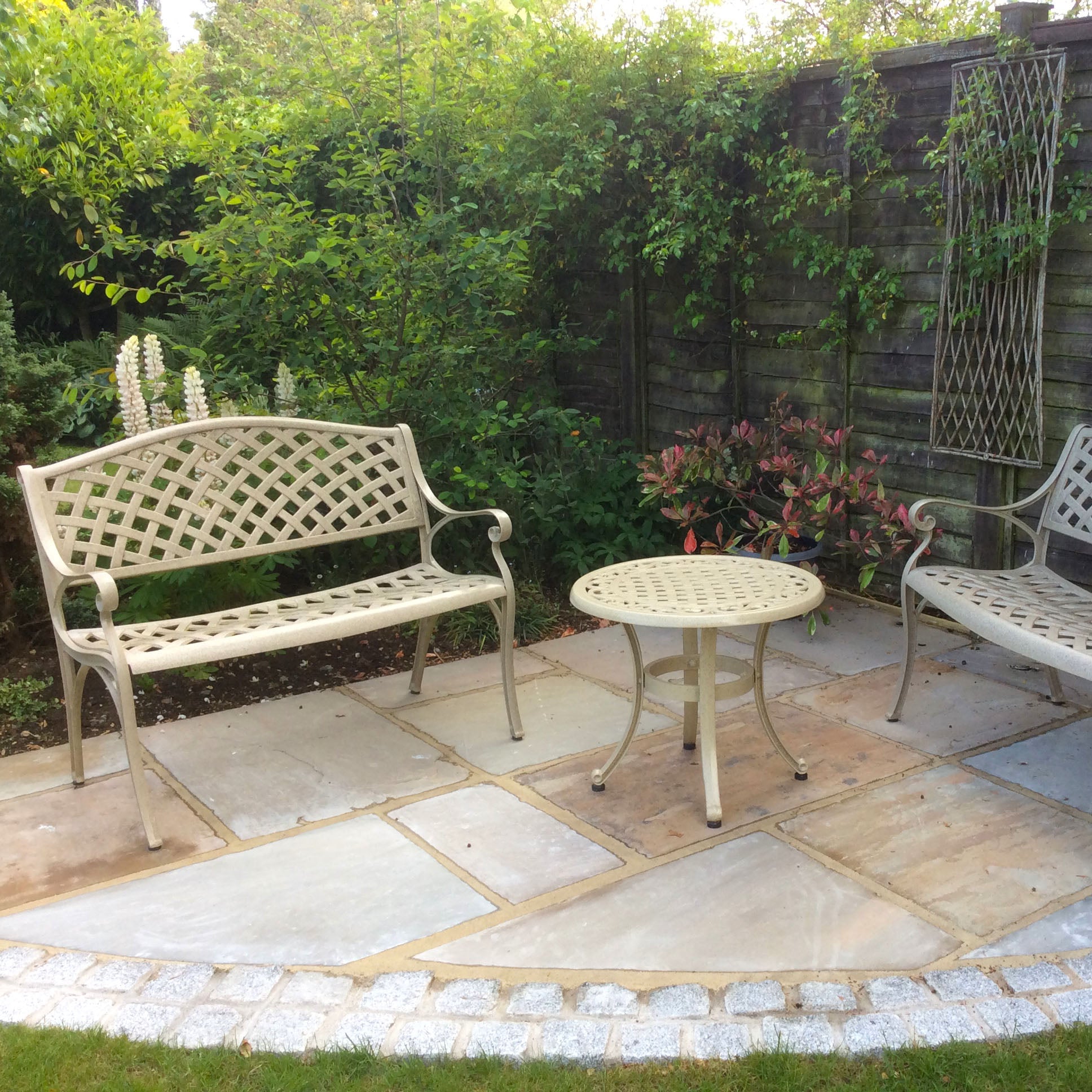 Jasmine Bench Set - Sandstone