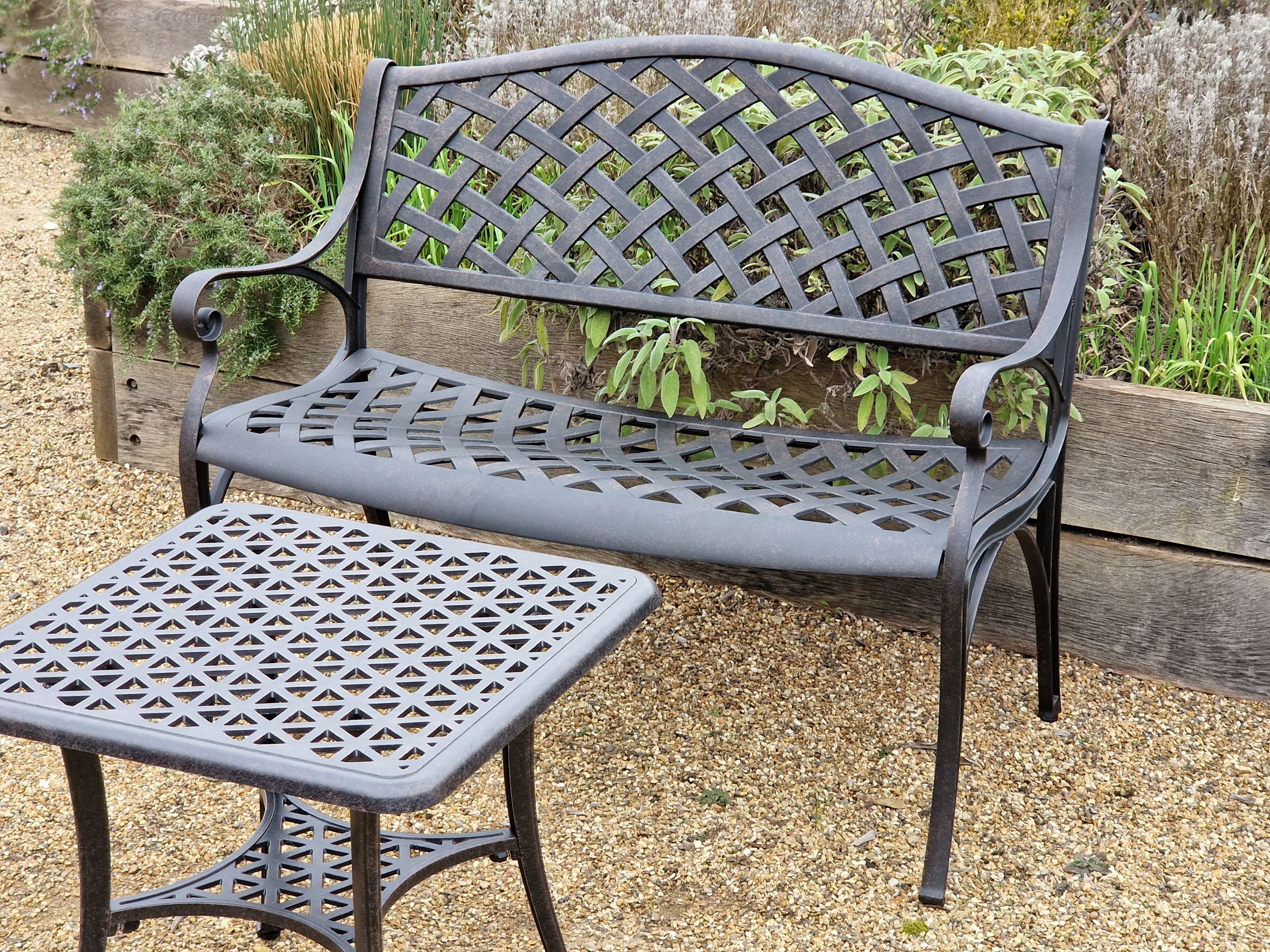 Sandra Table - Antique Bronze