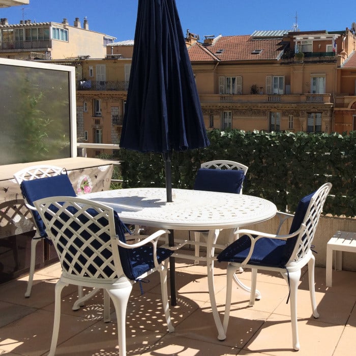 June Table 4 Seater Set - White
