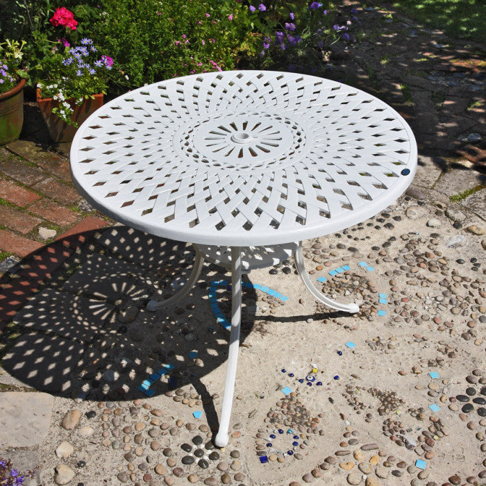 Mia Table 2 Seater Set - White