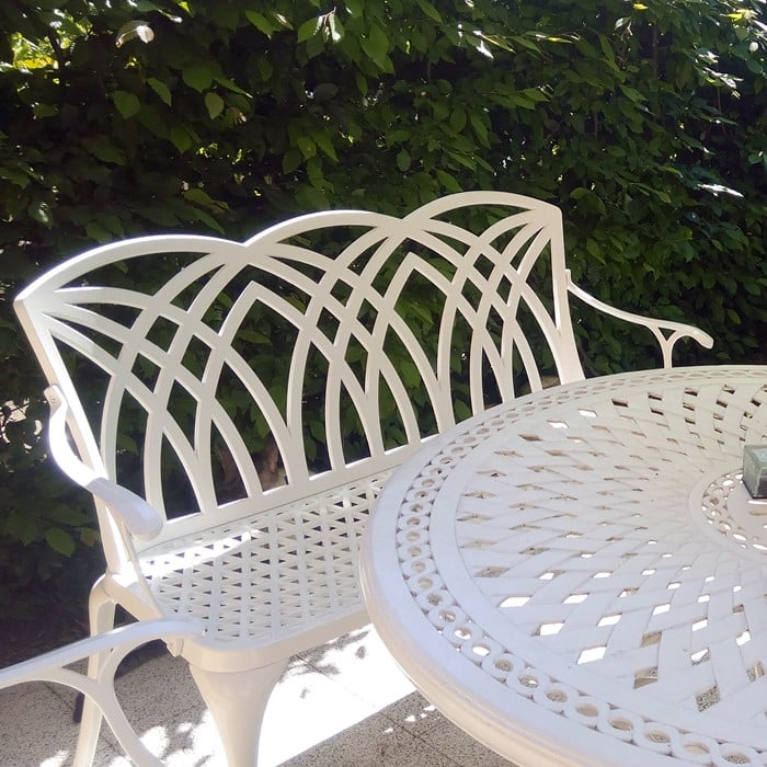 April Bench Set - White