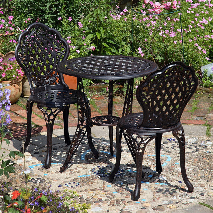 Ivy Bistro 2 Seater Set - Antique Bronze