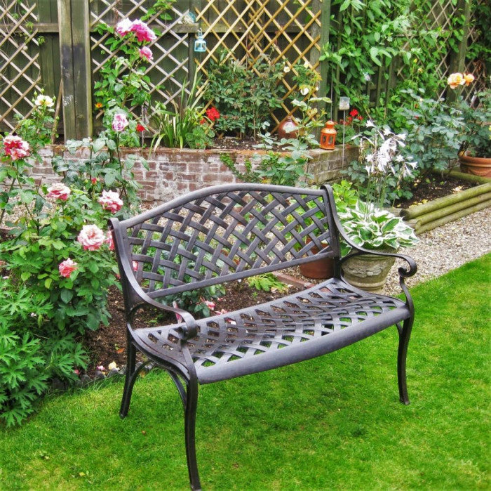 Jasmine Bench Set - Antique Bronze