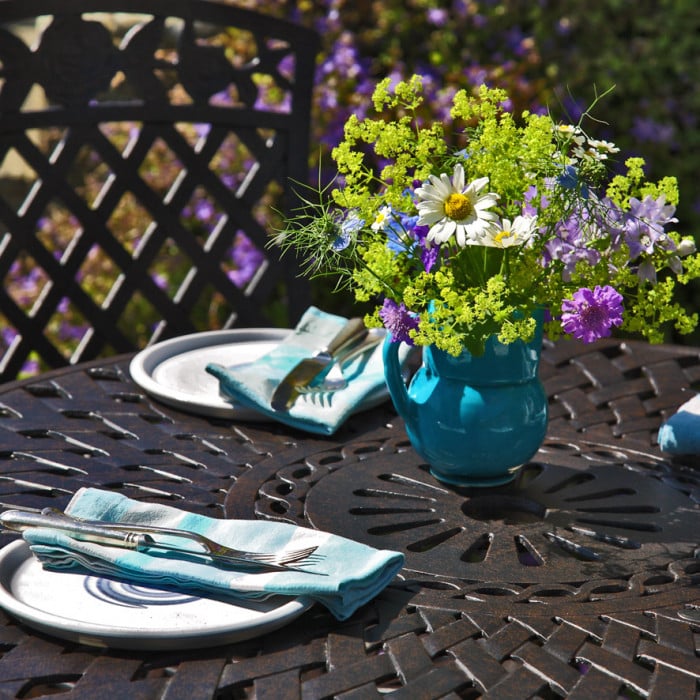 Mia Table 2 Seater Set - Antique Bronze
