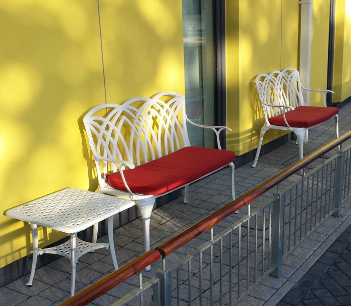 April Bench Set - White
