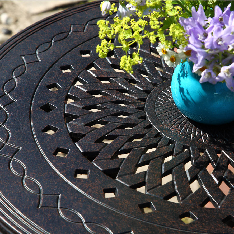 Ella Bistro Table - Antique Bronze