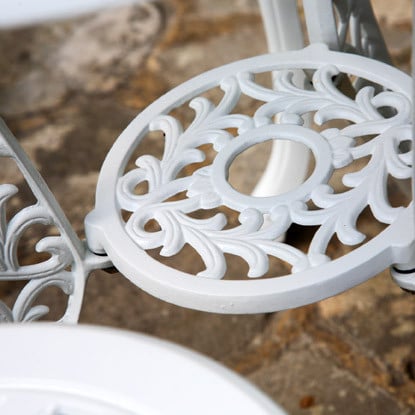 Ivy Bistro 2 Seater Set - White