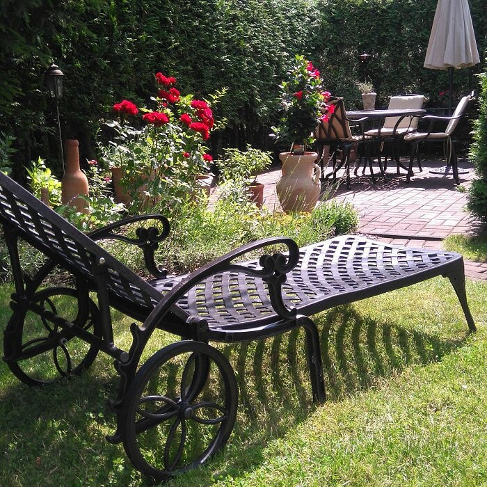 Amber Lounger Set - Antique Bronze