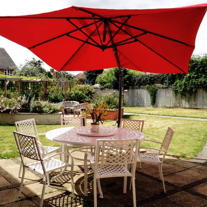 Olivia Table 8 Seater Set - White