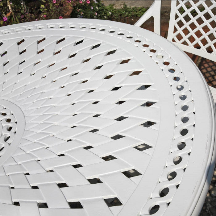 Olivia Table 8 Seater Set - White