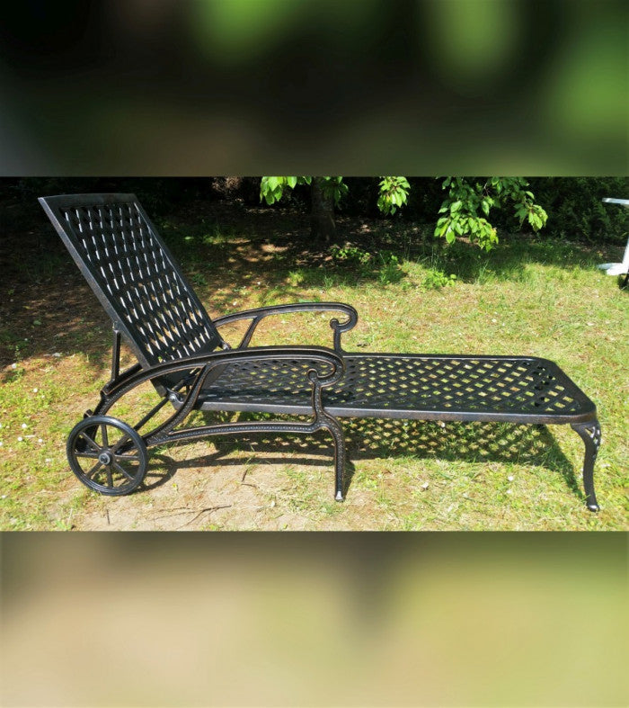 Amber Lounger Set - Antique Bronze