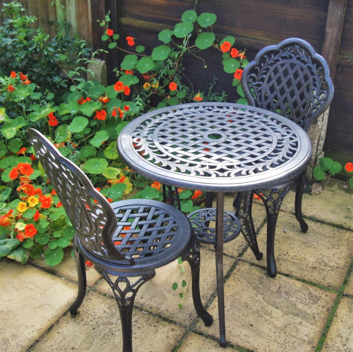 Ivy Bistro 2 Seater Set - Antique Bronze