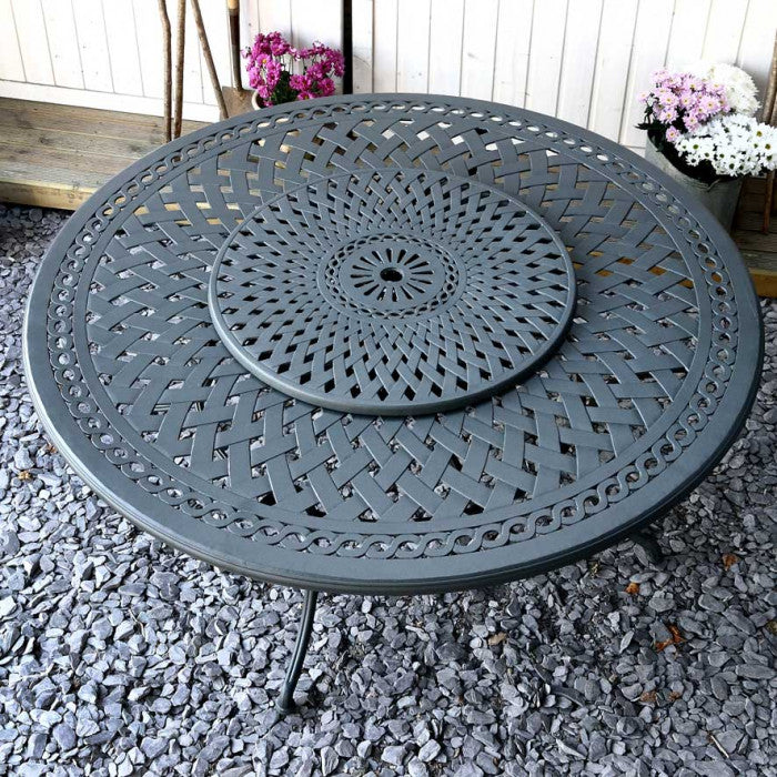 Olivia Table 8 Seater Set - Slate