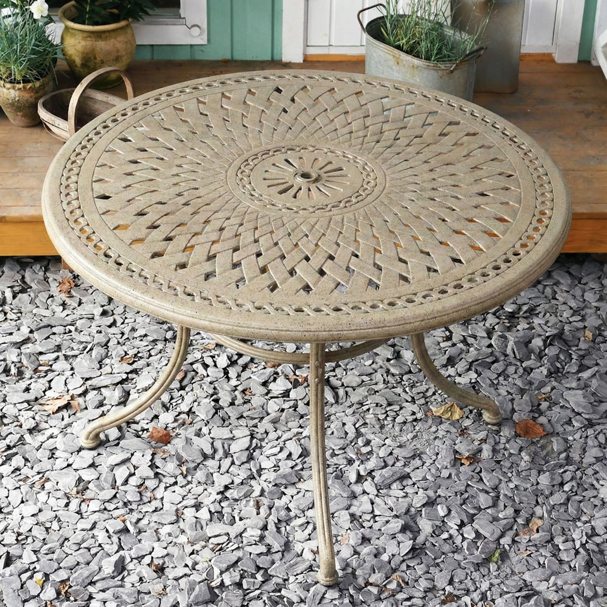 Alice Table 4 Seater Set - Sandstone