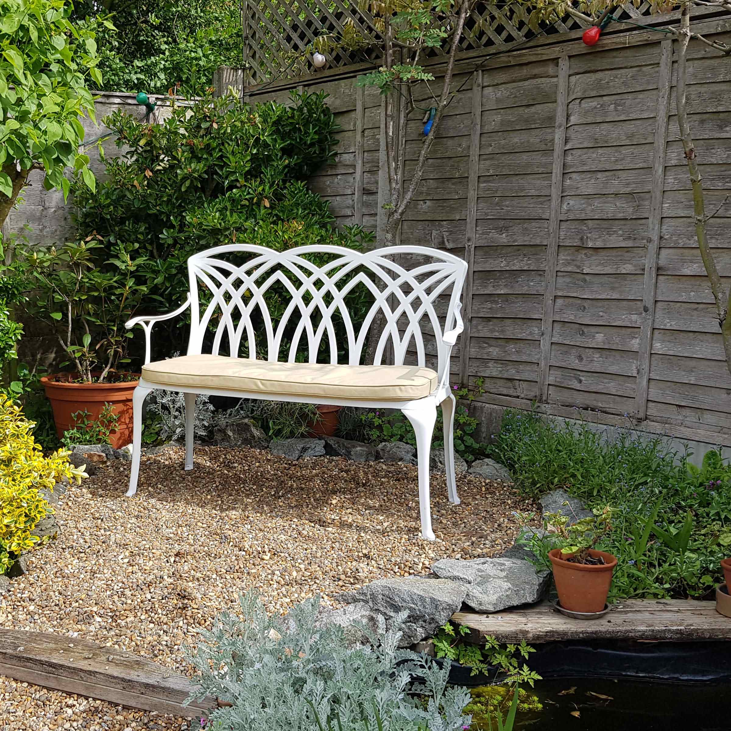 April Bench Set - White