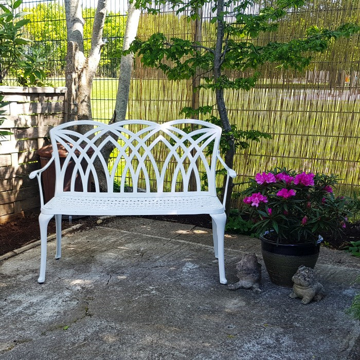 April Bench Set - White