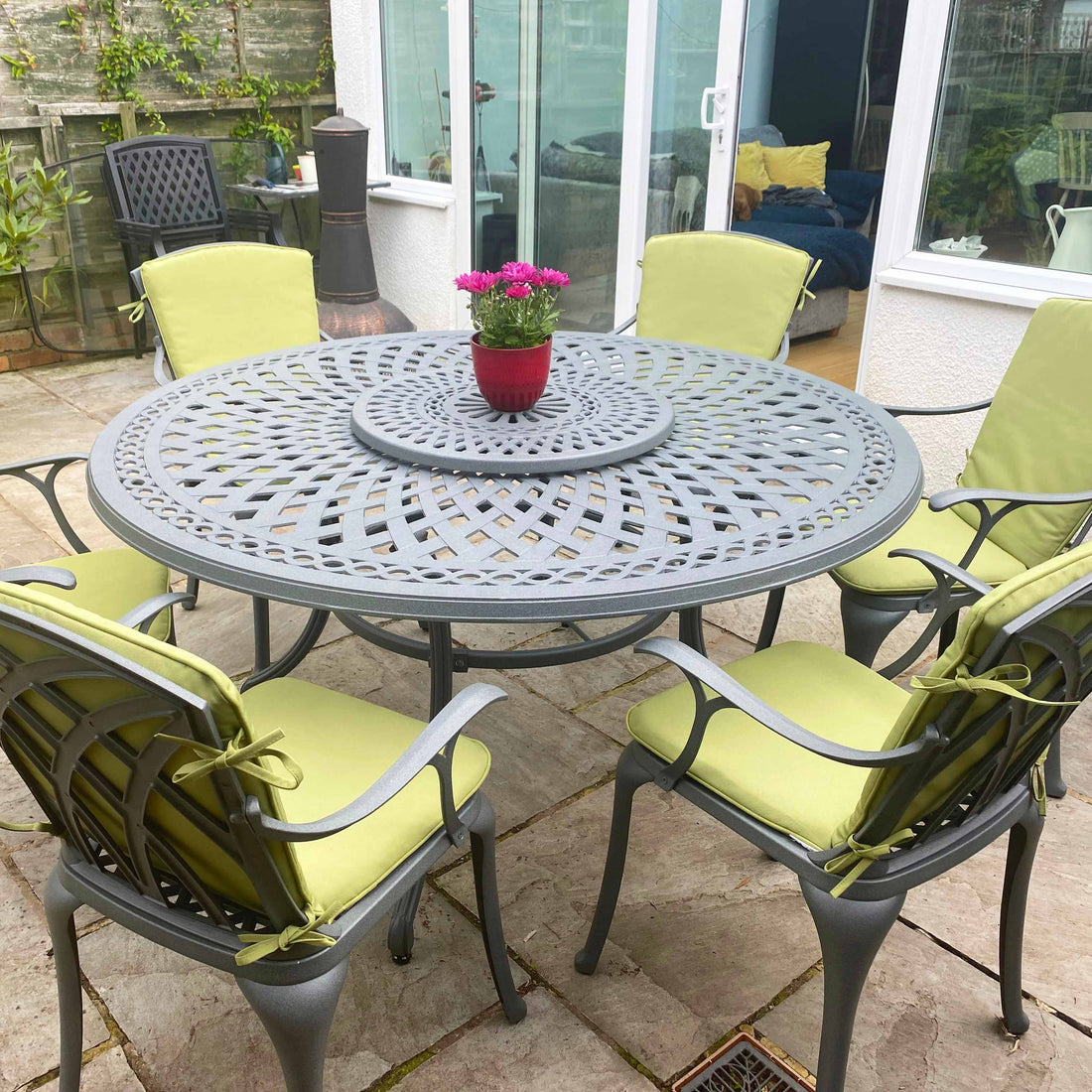 Lazy Susan Lattice 60cm - Slate