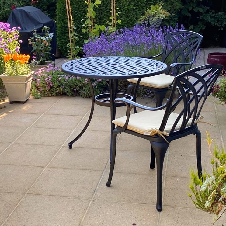Hannah Table 2 Seater Set - Antique Bronze