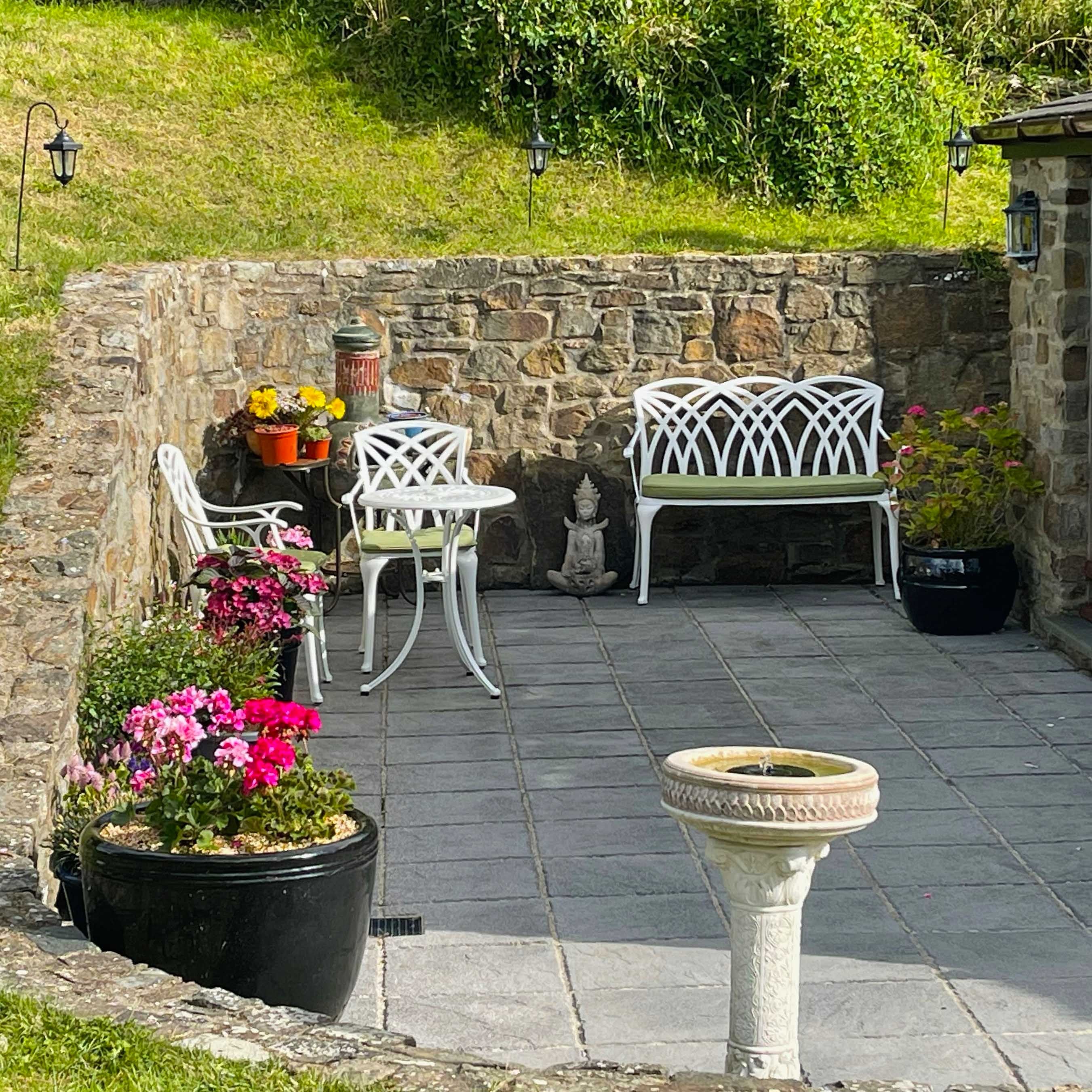 April Bench Set - White