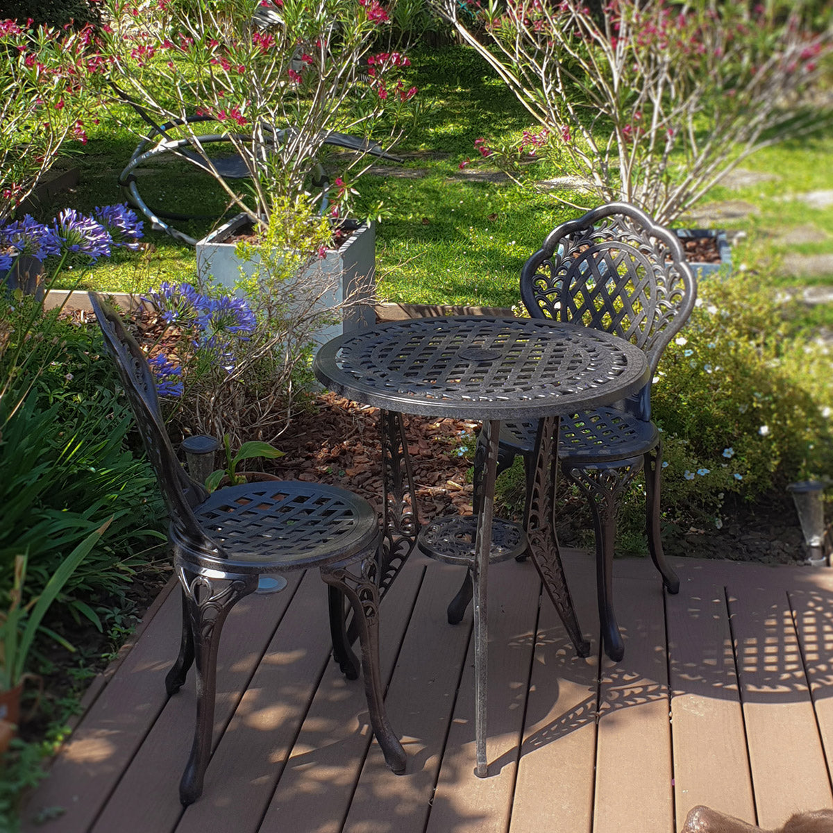 Ivy Bistro 2 Seater Set - Antique Bronze