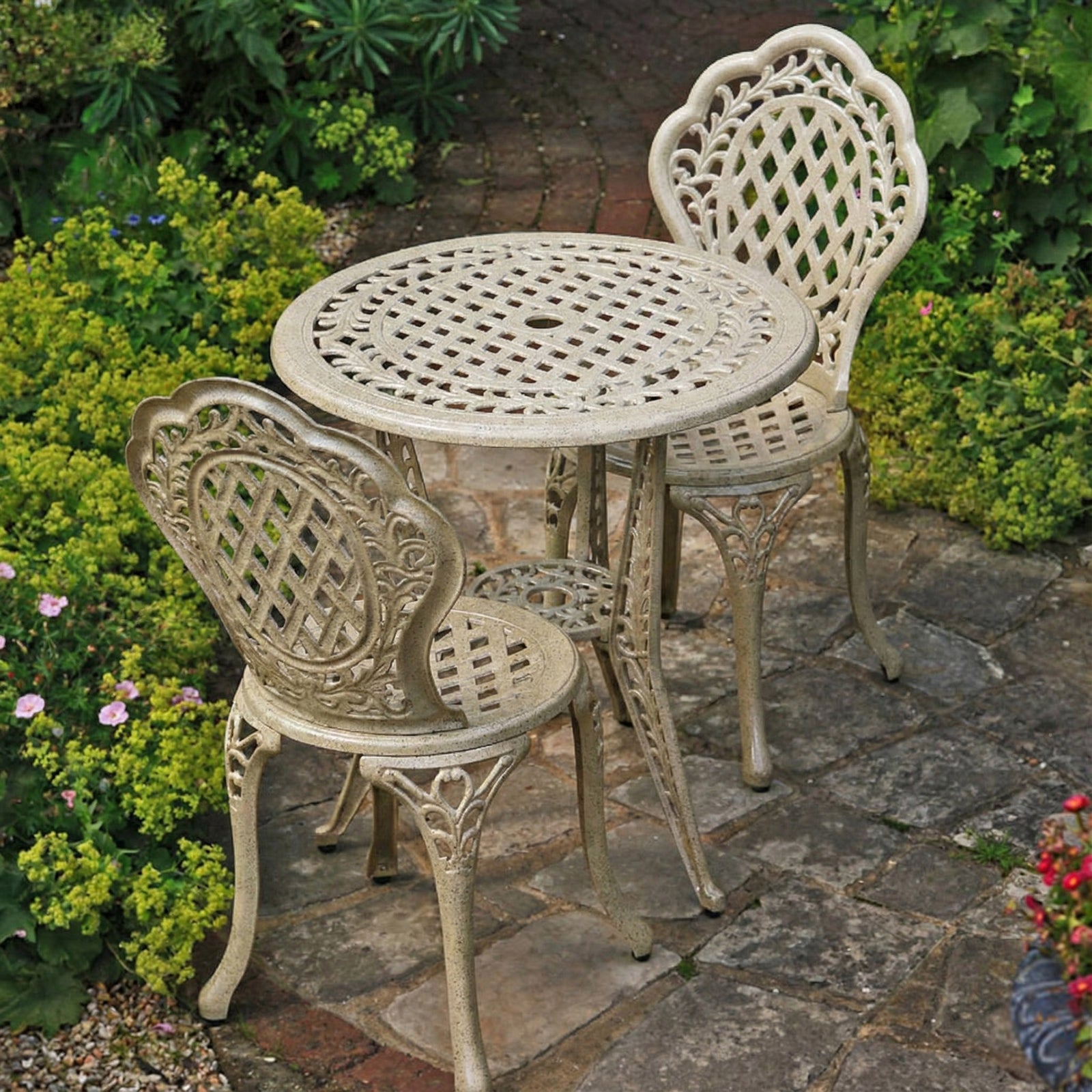 Ivy Bistro 2 Seater Set - Sandstone