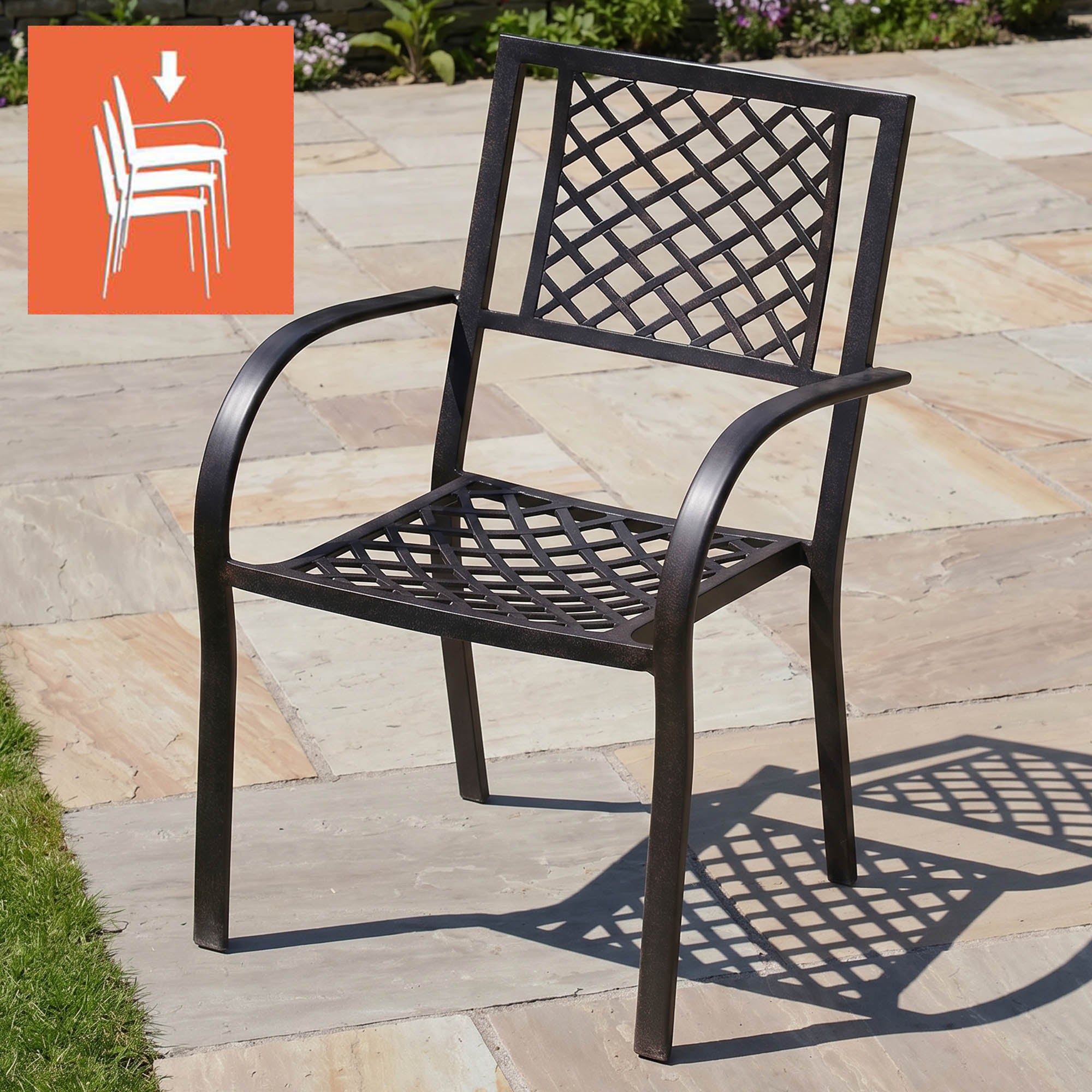 Jane Chair - Antique Bronze