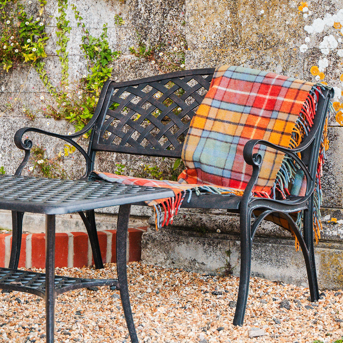 Jasmine Bench Set - Antique Bronze