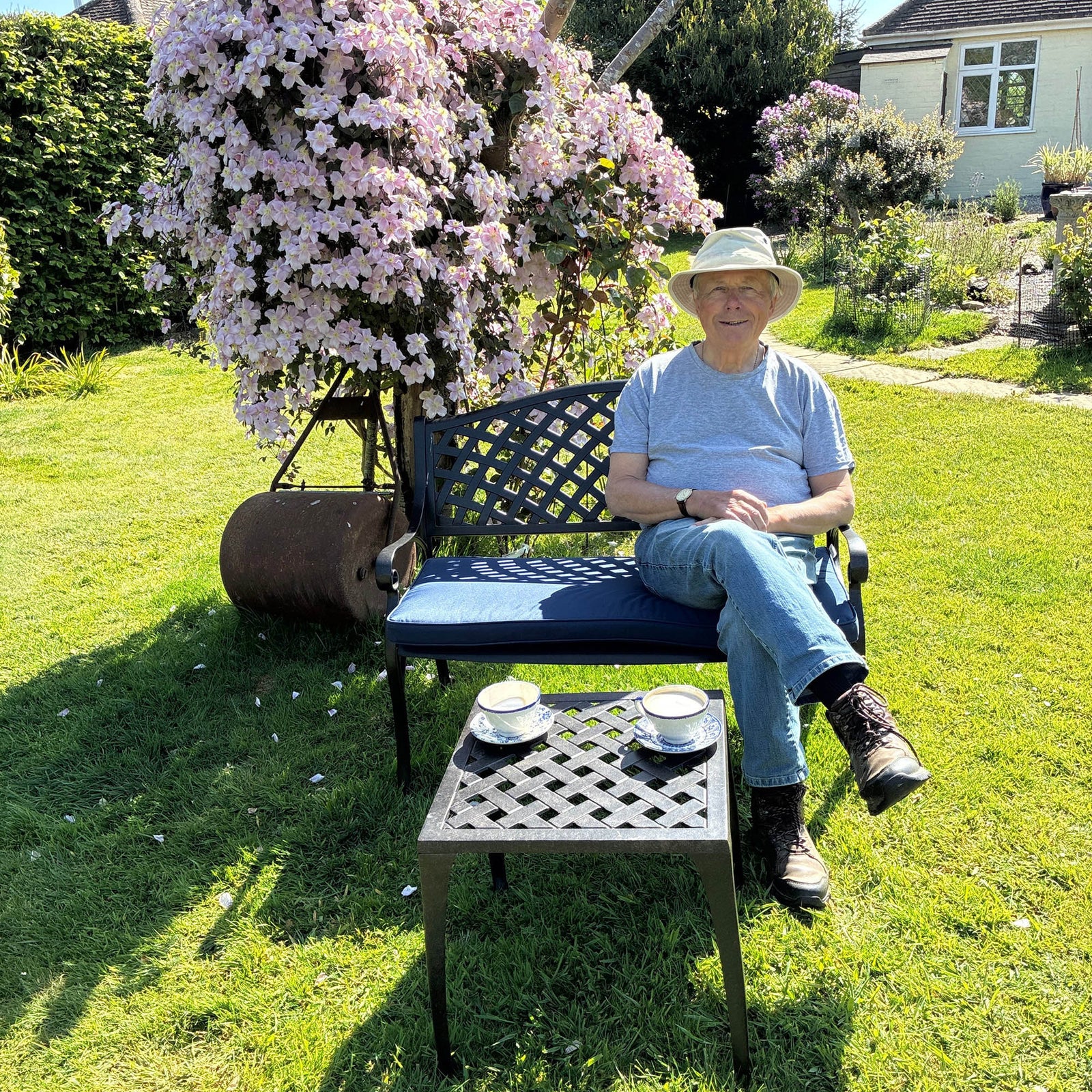 Jasmine Bench Set - Antique Bronze