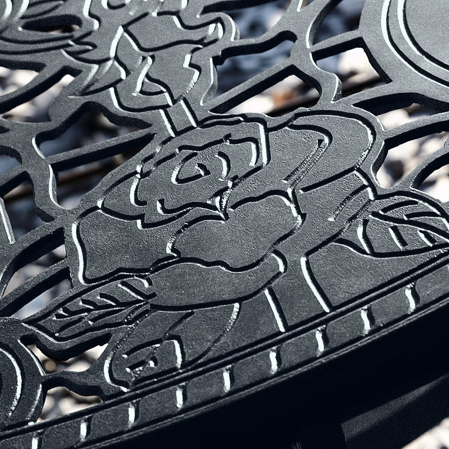 Joyce Table 6 Seater Set - Slate Grey