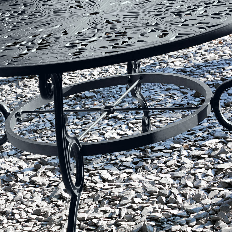 Joyce Table 6 Seater Set - Slate Grey