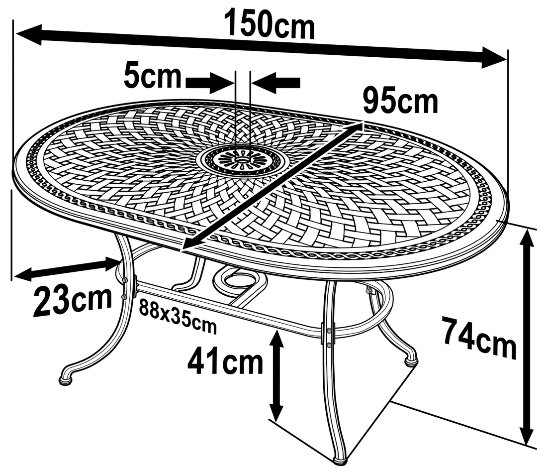 June Table - Antique Bronze