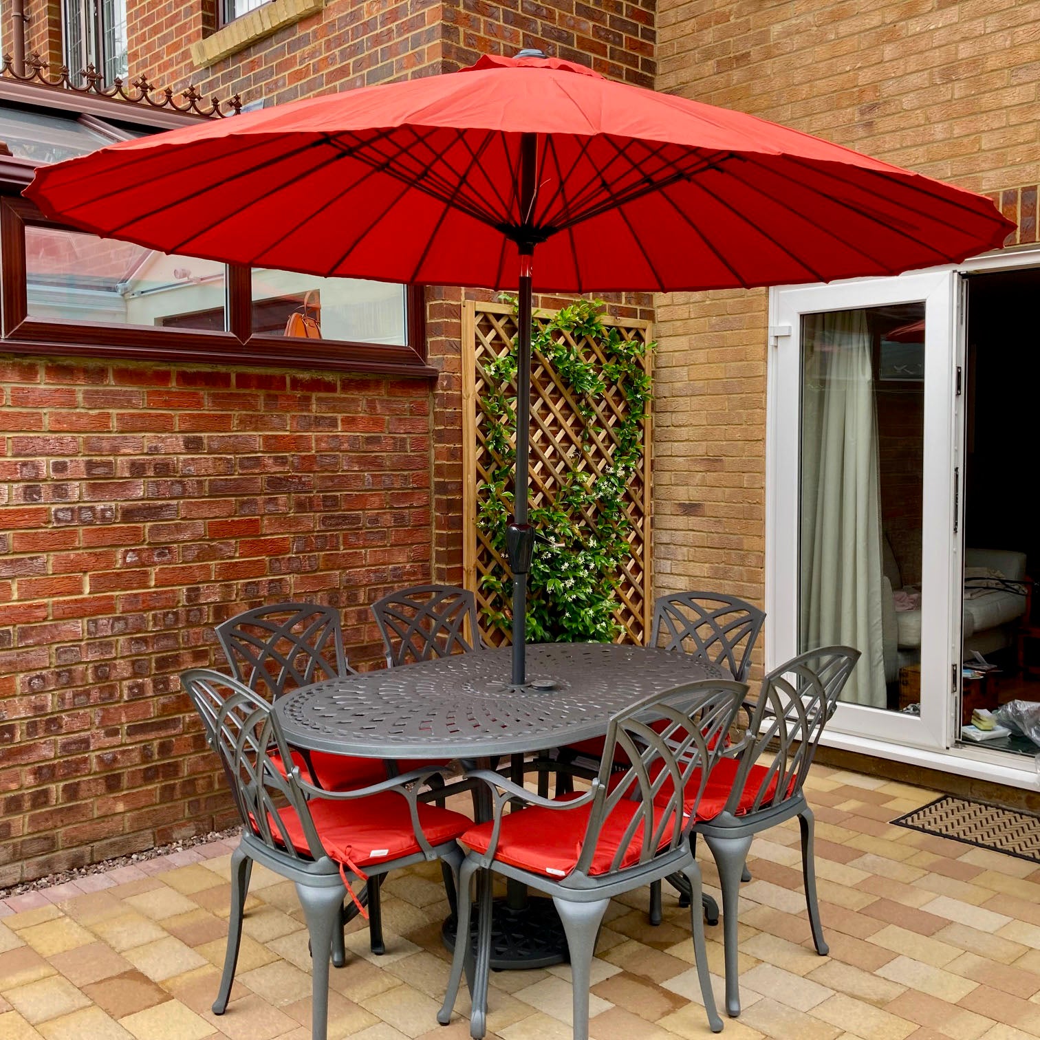 June Table 6 Seater Set - Slate