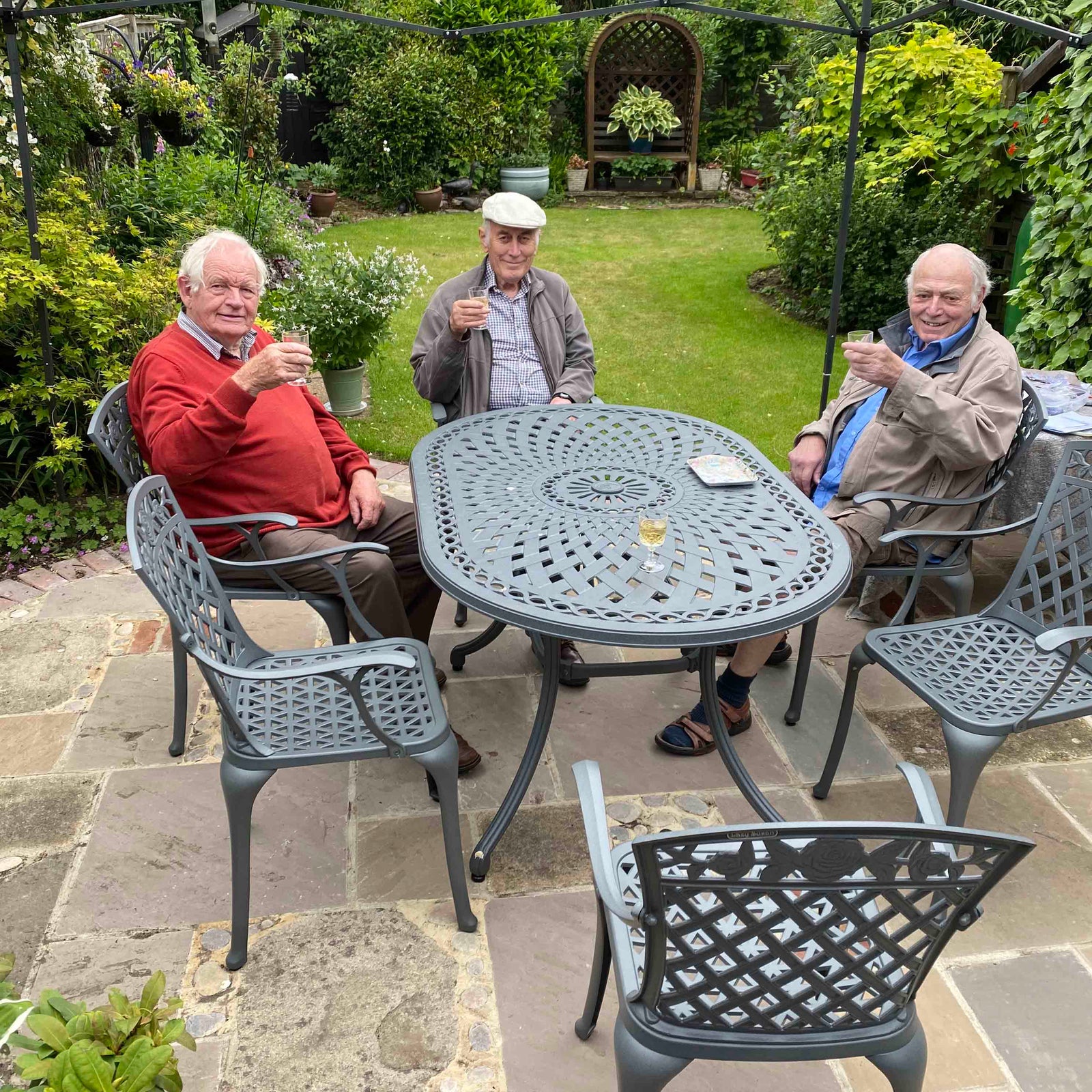 June Table 6 Seater Set - Slate