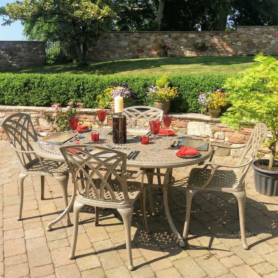 June Table 4 Seater Set - Sandstone