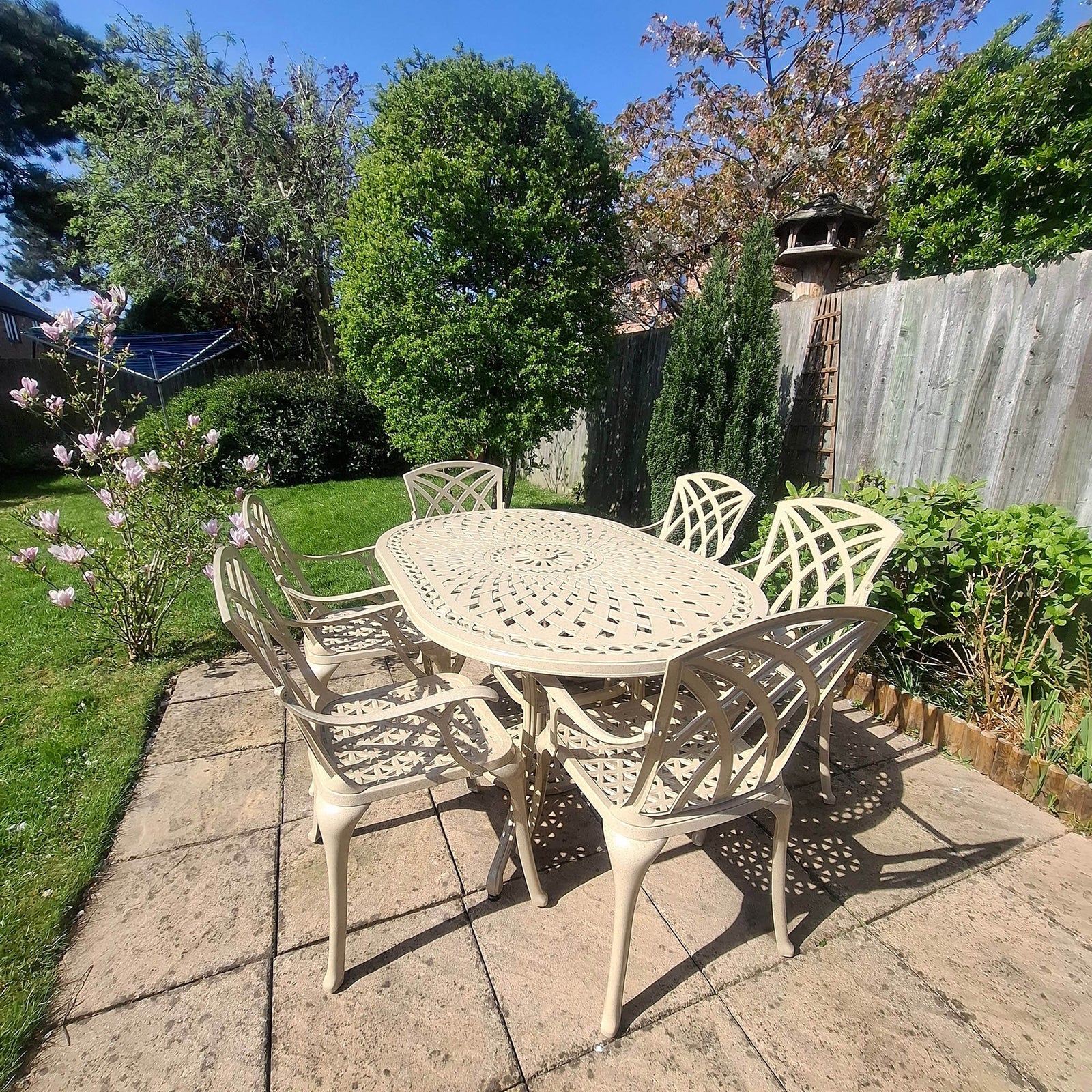 June Table 6 Seater Set - Sandstone