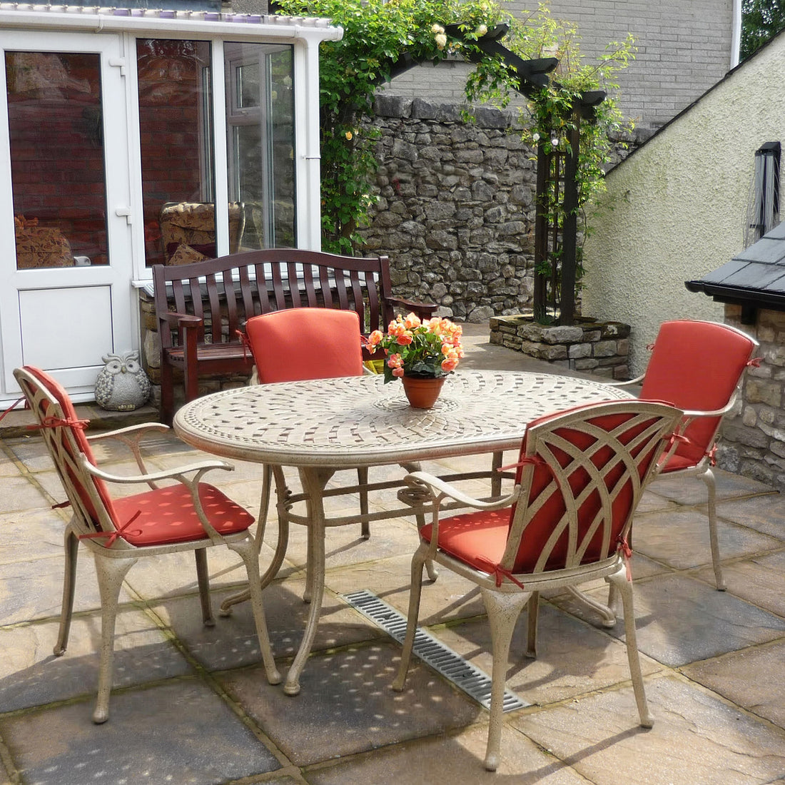 June Table 4 Seater Set - Sandstone