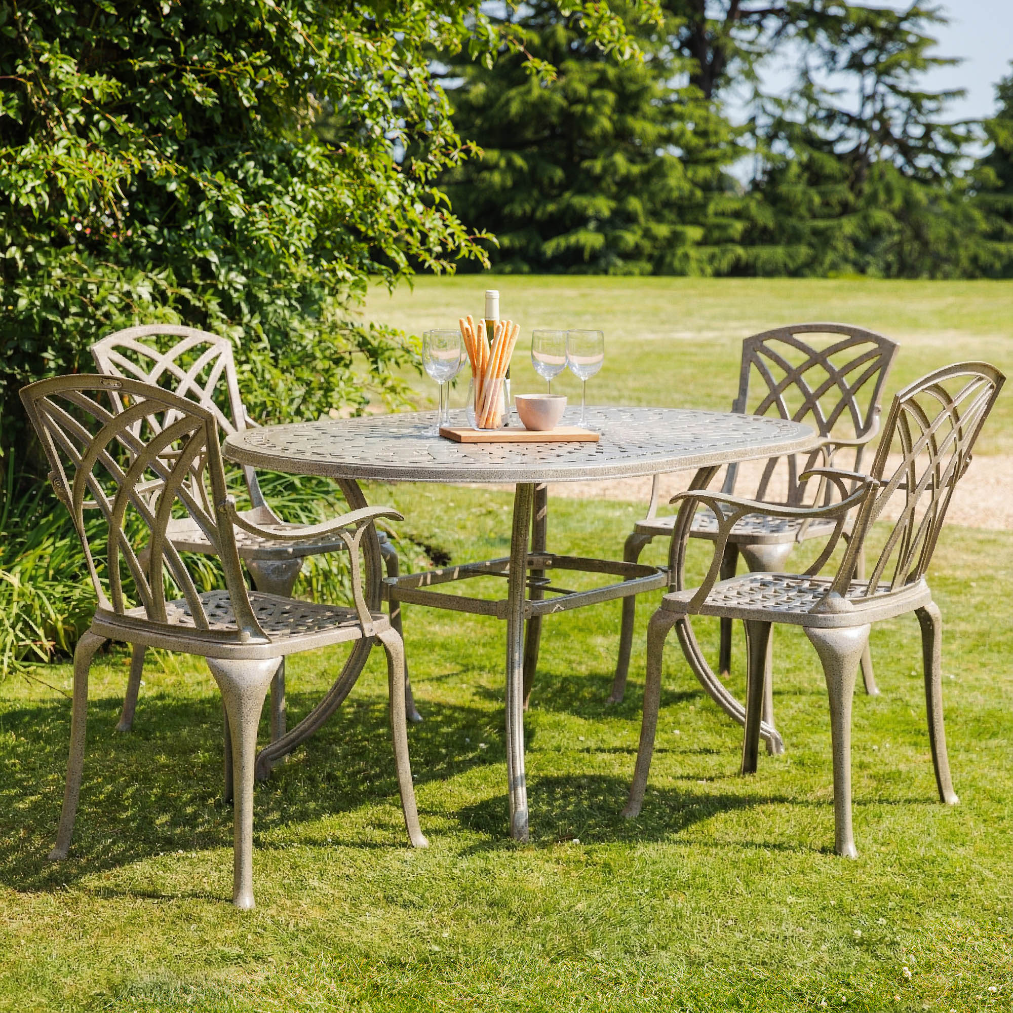 June Table 6 Seater Set - Sandstone