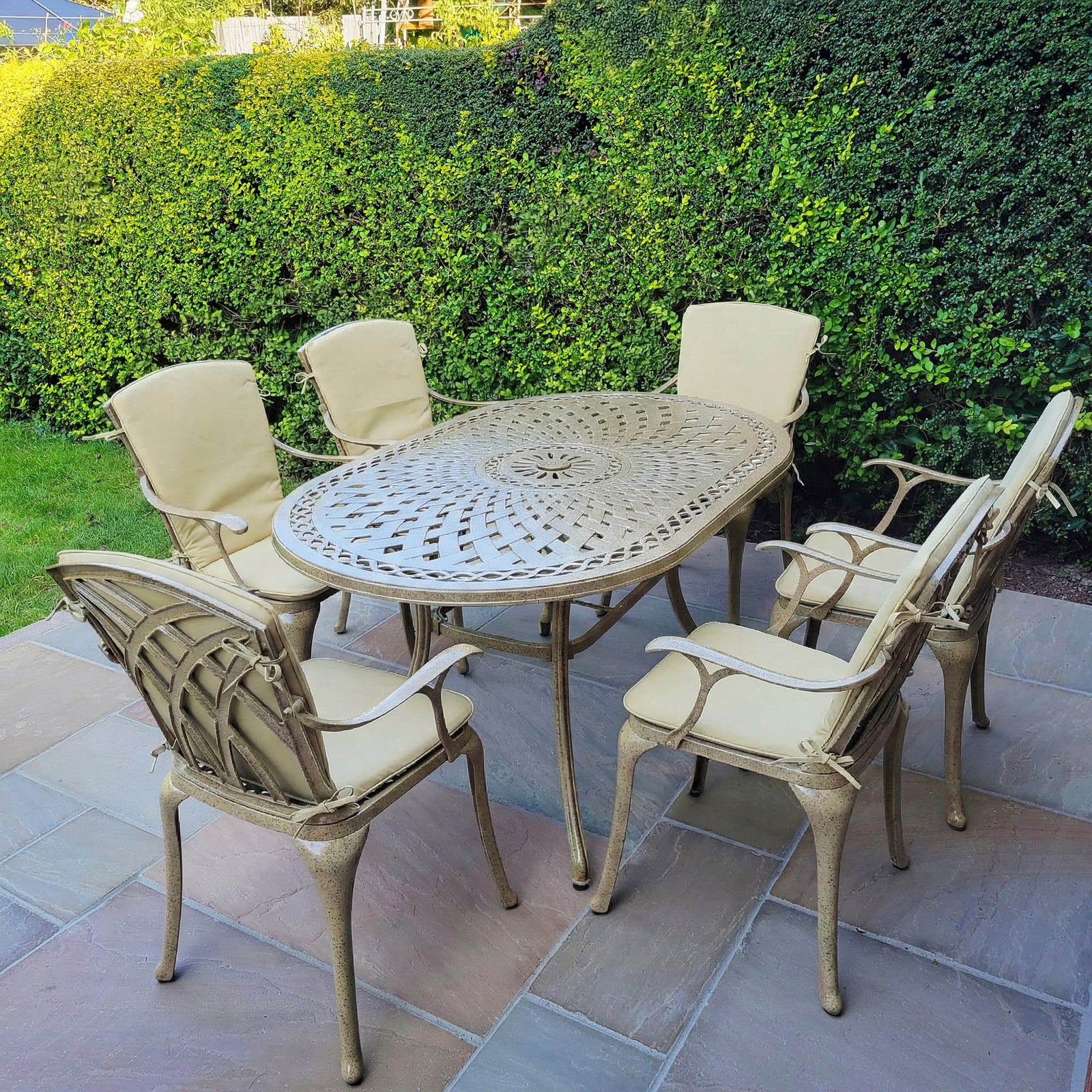 June Table 4 Seater Set - Sandstone