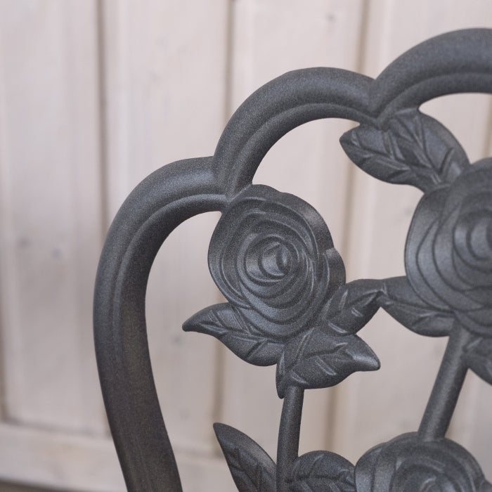 London Rose Bistro 2 Seater Set - Slate