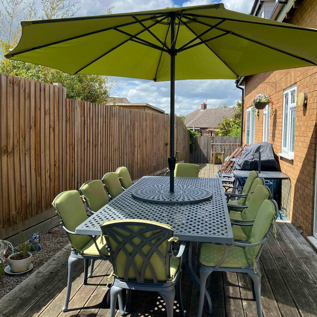 Lazy Susan Lattice 90cm - Slate