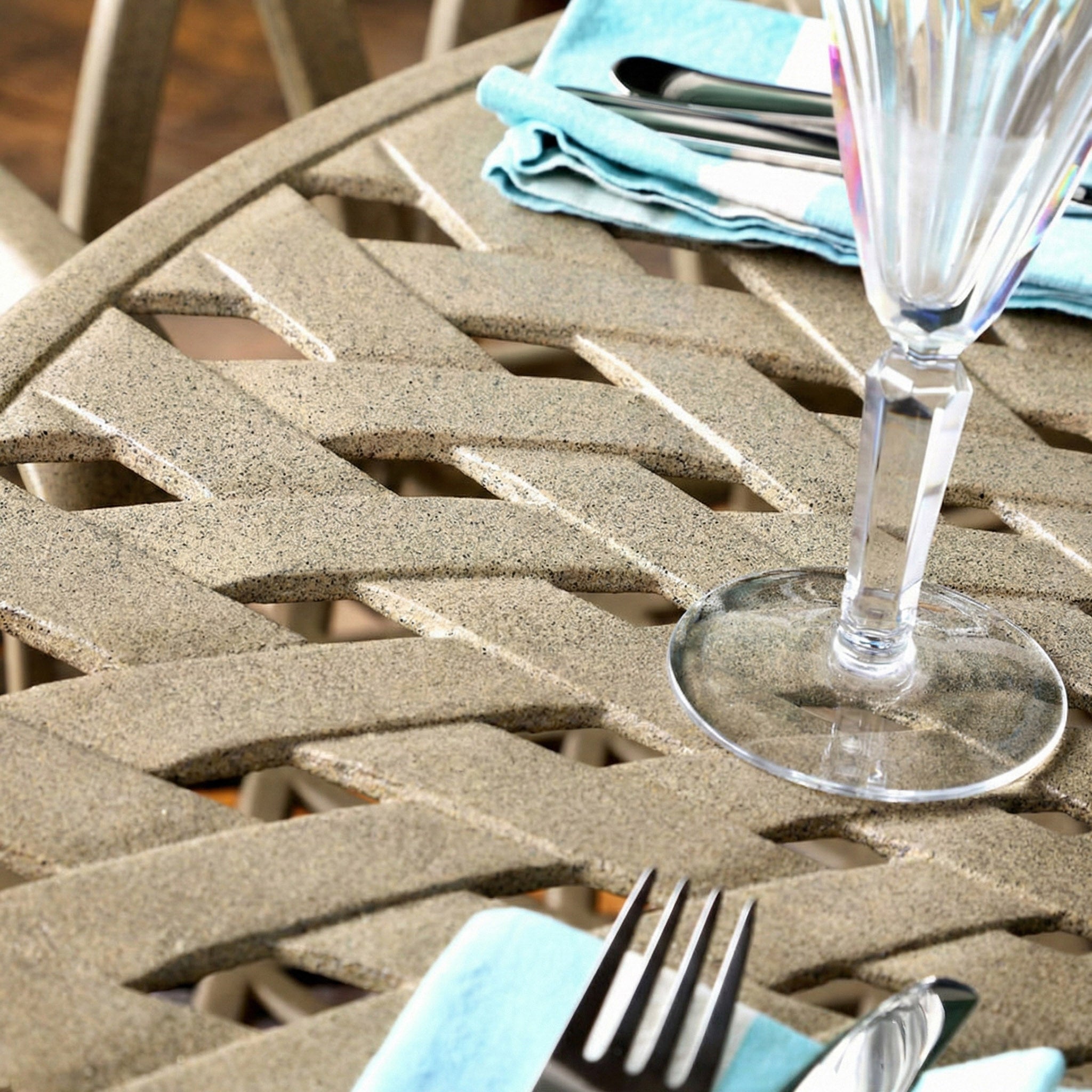 Mia Table 2 Seater Set - Sandstone