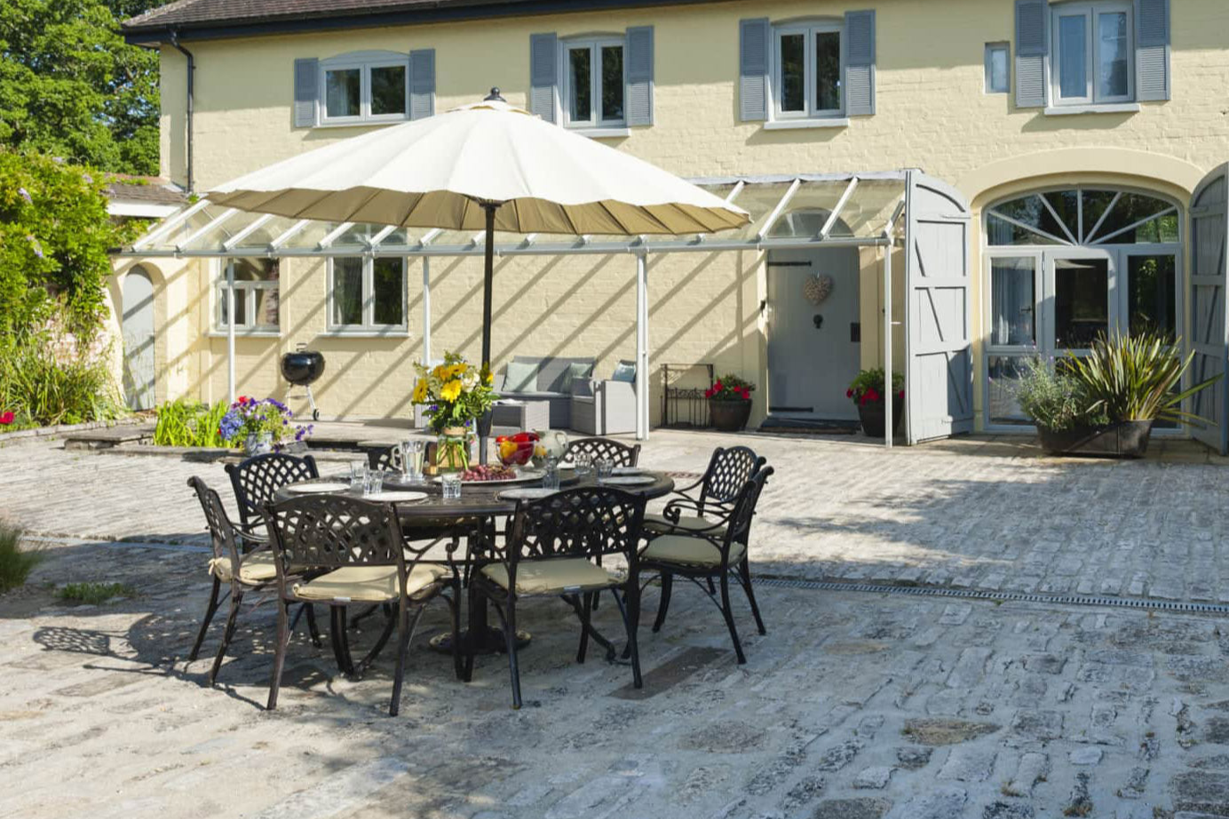 Parasol 2.7m Stone