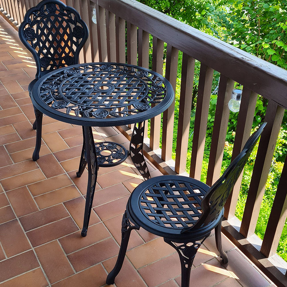 Rose Bistro 2 Seater Set - Antique Bronze