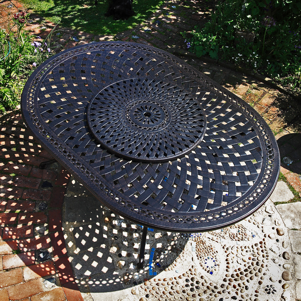 Lazy Susan Metro 80cm - Antique Bronze