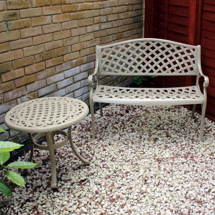Jasmine Bench Set - Sandstone