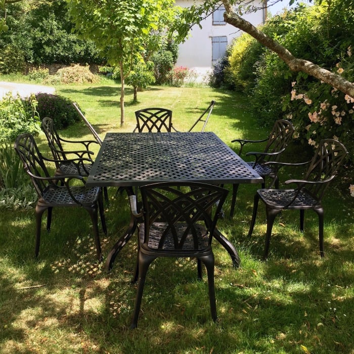 Sophia Table 14 Seater Set - Antique Bronze